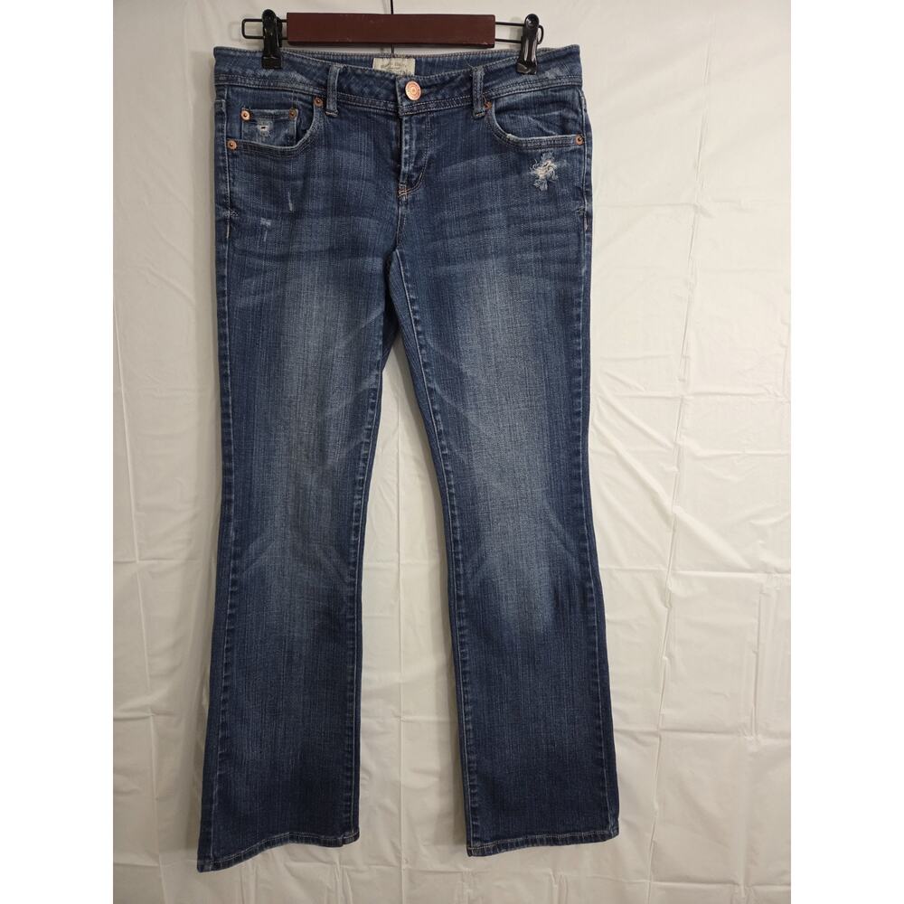 Aeropostale "Chelsea" Bootcut Jeans Womens Size 7/8 Blue Vintage Y2K Medium Wash